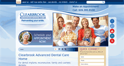 Desktop Screenshot of clearbrookadvanceddental.com